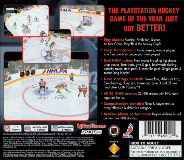 NHL FaceOff '97 - (PS1) PlayStation 1 [Pre-Owned] Video Games SCEA   
