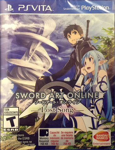 Sword Art Online: Lost Song - PS Vita Video Games Bandai Namco Games   