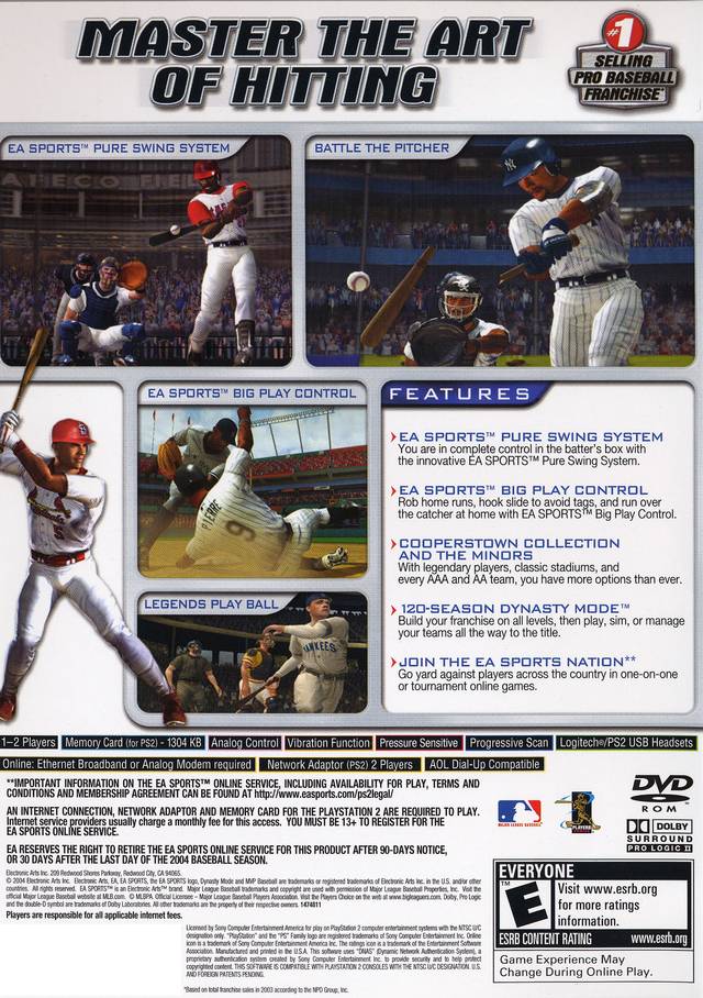 MVP Baseball 2004 - (PS2) PlayStation 2 [Pre-Owned] | J&L Game