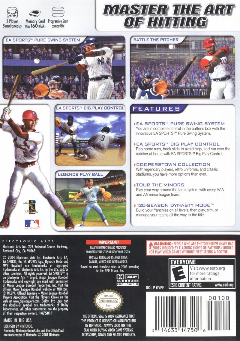 MVP Baseball 2004 - (GC) GameCube [Pre-Owned] Video Games EA Sports   