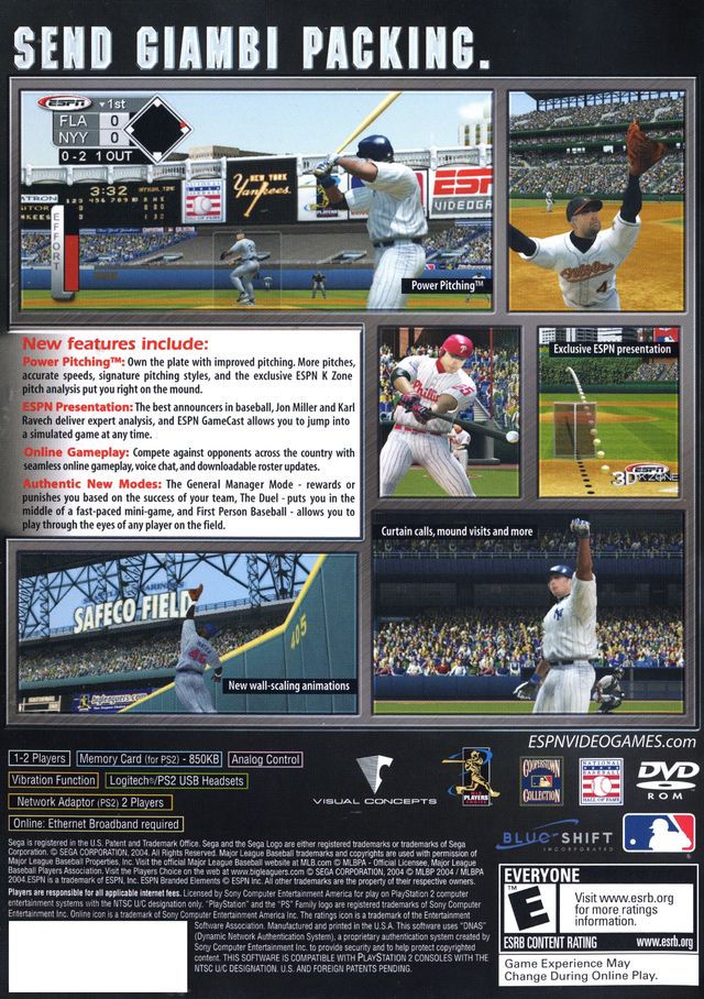 ESPN Major League Baseball - (PS2) PlayStation 2 [Pre-Owned] Video Games Sega