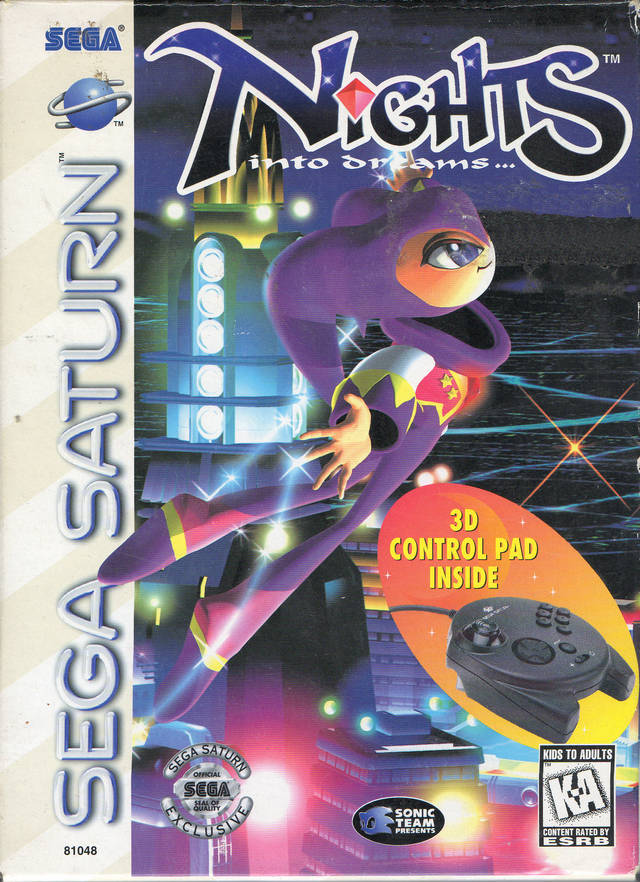 NiGHTS into Dreams... (3D Control Pad Bundle) - (SS) SEGA Saturn Video Games Sega   