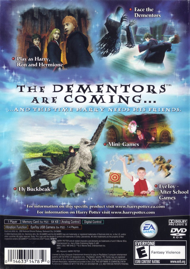 Harry Potter and the Prisoner of Azkaban - (PS2) PlayStation 2 [Pre-Owned] Video Games EA Games   