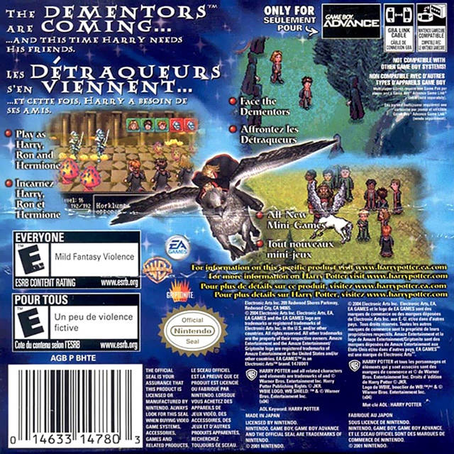 Harry Potter and the Prisoner of Azkaban - (GBA) Game Boy Advance [Pre-Owned] Video Games EA Games   