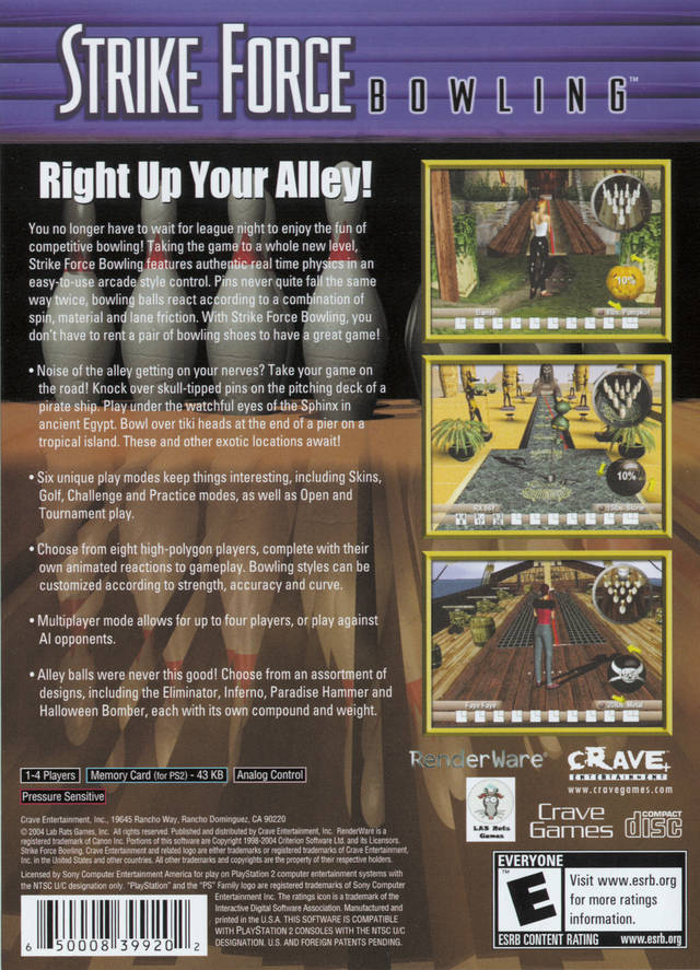 Strike Force Bowling - (PS2) PlayStation 2 Video Games Crave