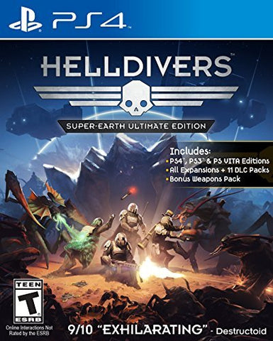 Helldivers (Super-Earth Ultimate Edition) - (PS4) PlayStation 4 Video Games SCEA   