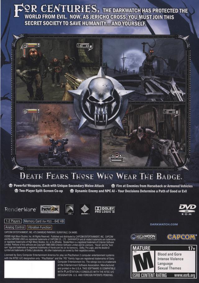 Darkwatch -  (PS2) PlayStation 2 [Pre-Owned] Video Games Capcom   