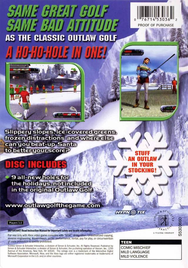 Outlaw Golf: Holiday Golf - (XB) Xbox Video Games Simon & Schuster   