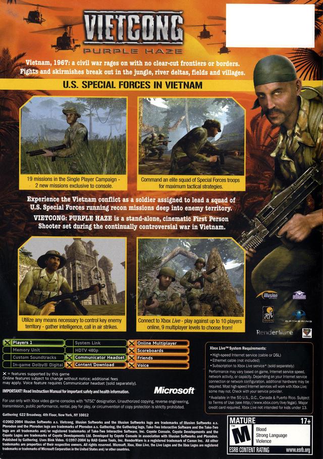 Vietcong: Purple Haze - (XB) Xbox Video Games Gathering   