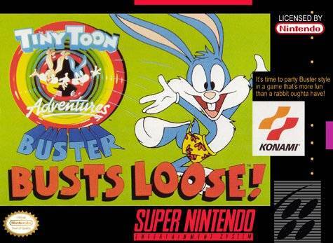 Tiny Toon Adventures: Buster Busts Loose! - (SNES) Super Nintendo [Pre-Owned] Video Games Konami   