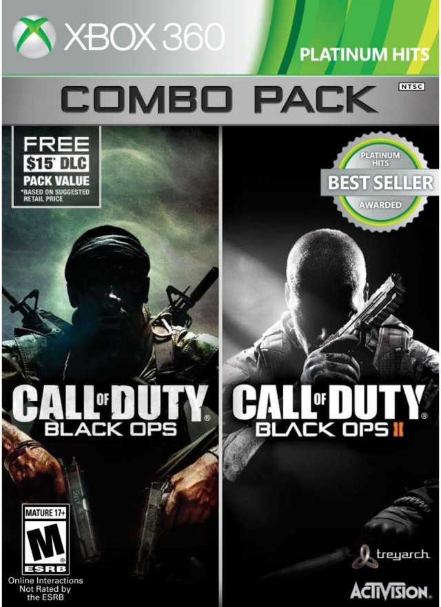 Call of Duty: Black Ops Combo Pack (Platinum Hits) - Xbox 360 [Pre-Owned] Video Games Activision   