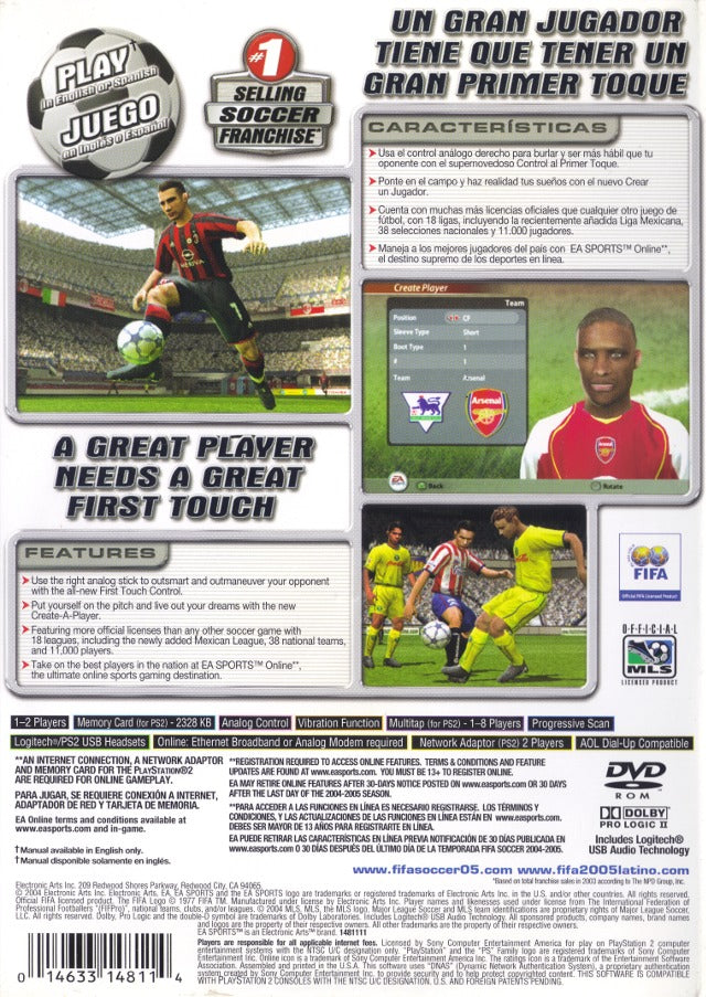 FIFA Soccer 2005 - (PS2) PlayStation 2 [Pre-Owned] Video Games EA Sports   