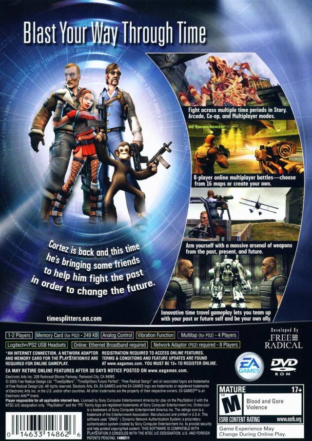 TimeSplitters: Future Perfect - (PS2) PlayStation 2 [Pre-Owned] Video Games EA Games   