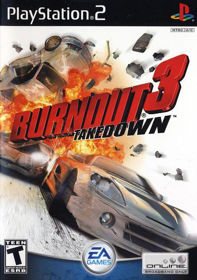 Burnout 3: Takedown - (PS2) PlayStation 2 [Pre-Owned] Video Games EA Games   