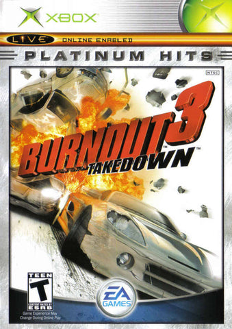 Burnout 3: Takedown (Platinum Hits) - Xbox Video Games EA Games   