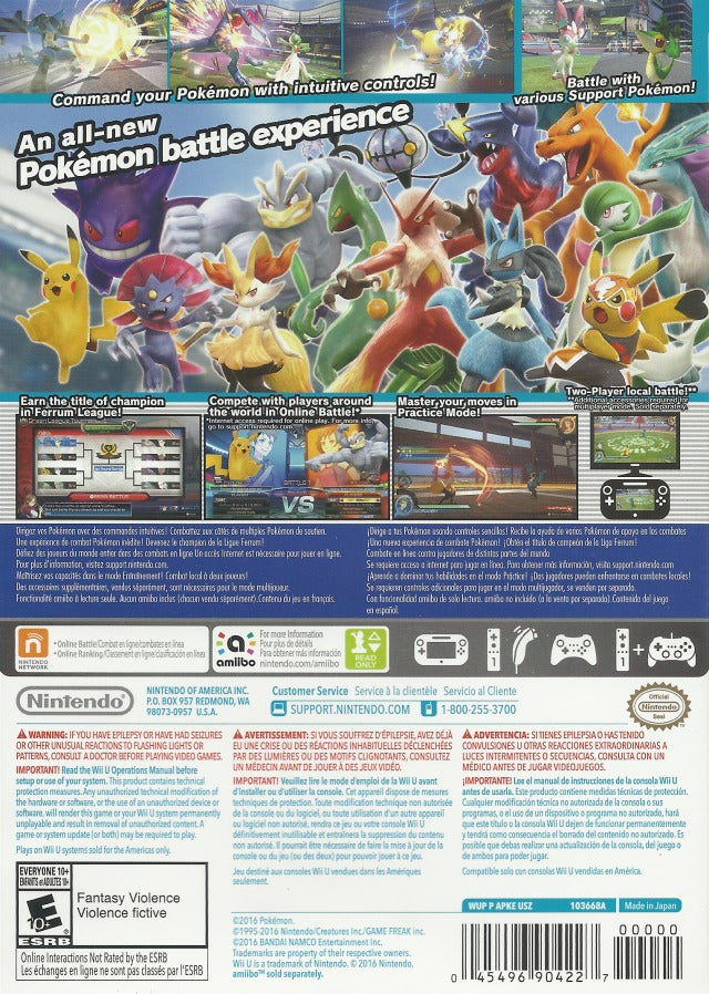 Pokken Tournament - Nintendo Wii U [Pre-Owned] Video Games Nintendo   