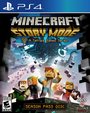 Minecraft: Story Mode - A Telltale Games Series - Season Pass Disc - (PS4) PlayStation 4 Video Games Telltale Games   