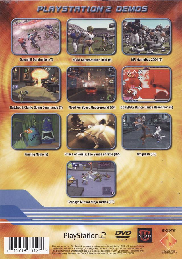 Jampack Winter 2003 - PlayStation 2 Video Games SCEA   