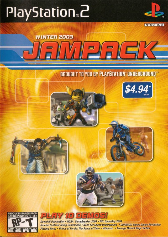 Jampack Winter 2003 - PlayStation 2 Video Games SCEA   