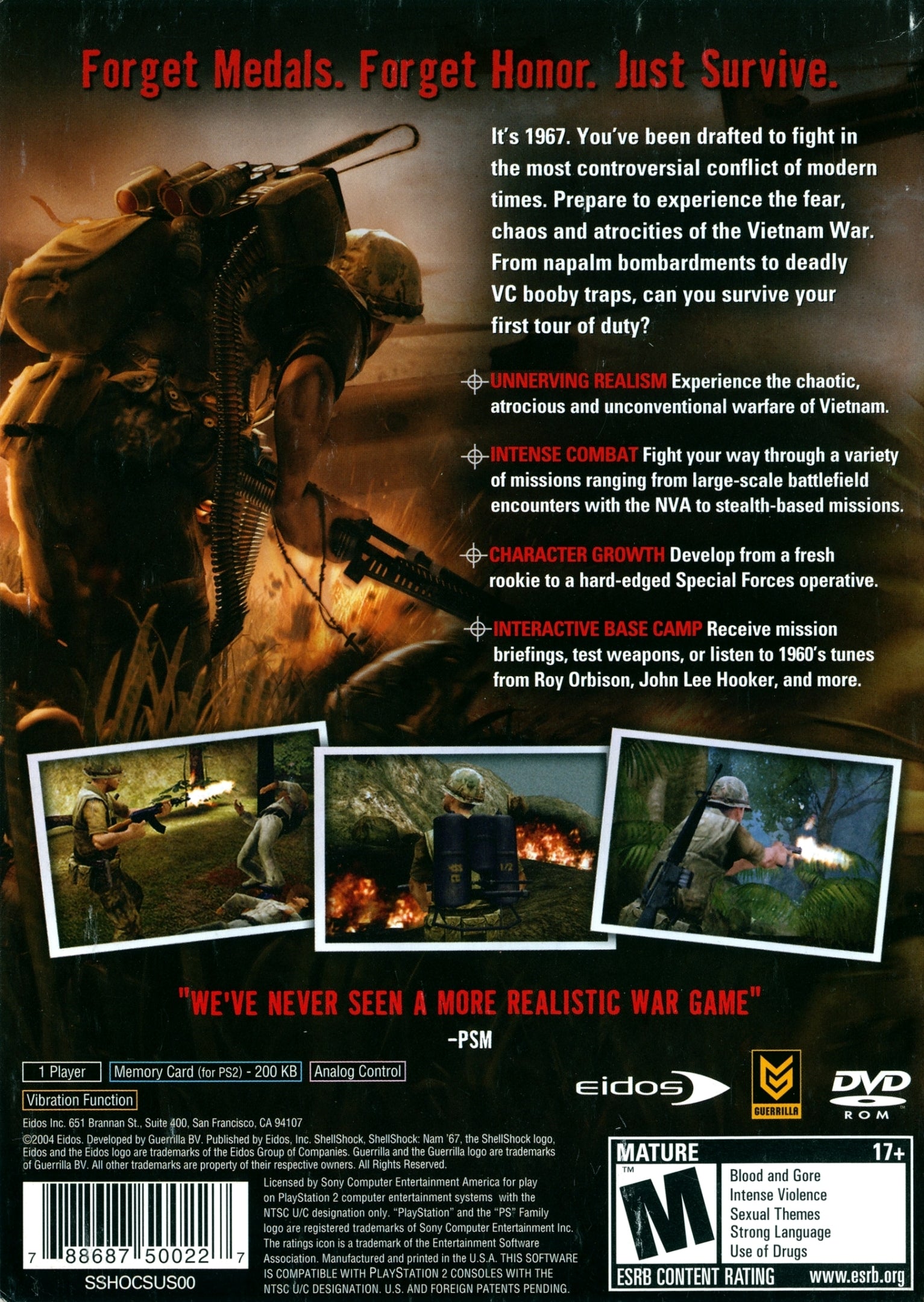 Shellshock: Nam '67 - (PS2) PlayStation 2 [Pre-Owned] Video Games Eidos Interactive   