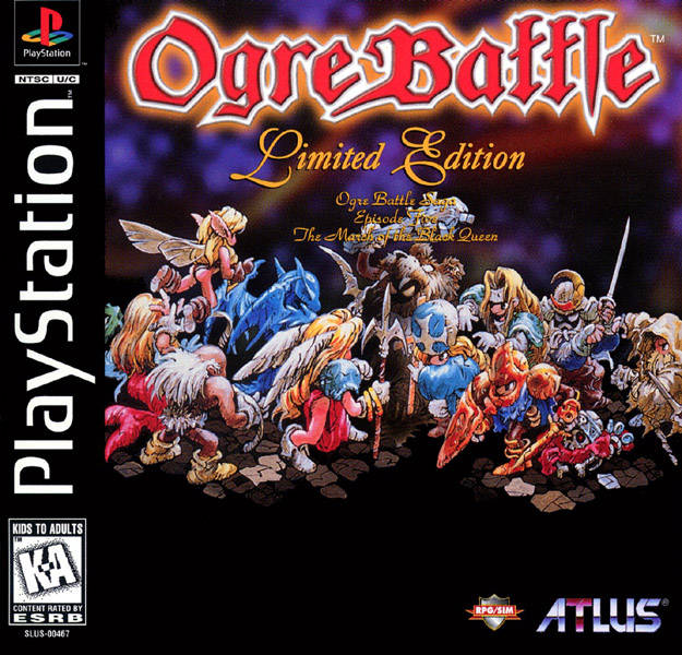 Ogre Battle: The March of the Black Queen - (PS1) PlayStation 1 [Pre-Owned] Video Games Atlus   