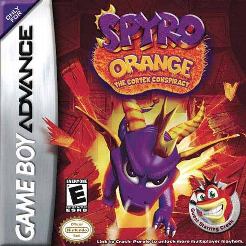 Spyro Orange: The Cortex Conspiracy - (GBA) Game Boy Advance [Pre-Owned] Video Games VU Games   