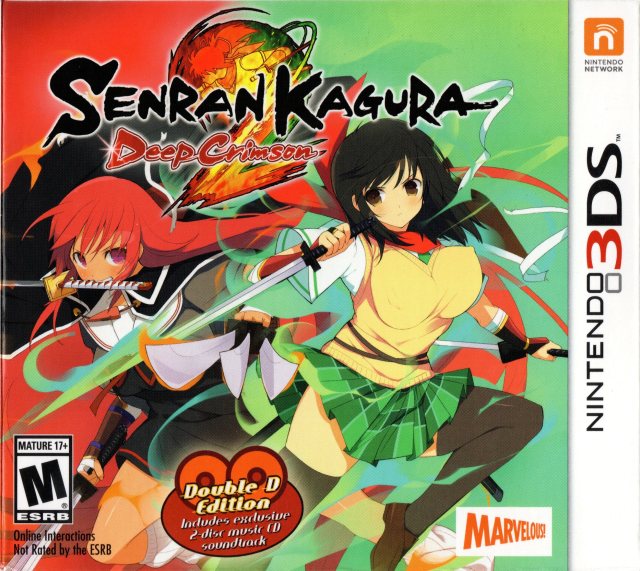 Senran Kagura 2: Deep Crimson (Double D Edition)  - Nintendo 3DS [Pre-Owned] Video Games XSEED Games   