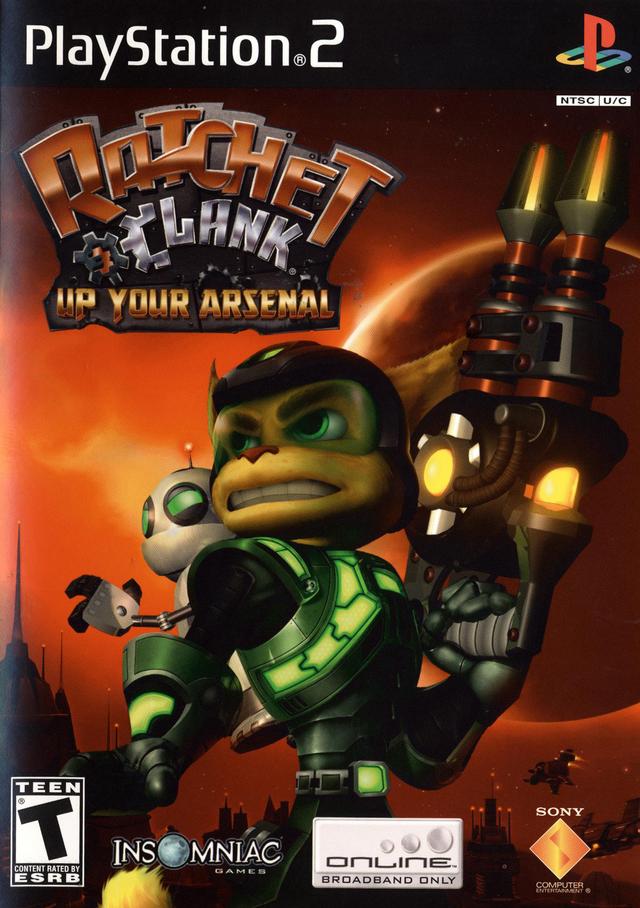 Ratchet & Clank: Up Your Arsenal - (PS2) PlayStation 2 Video Games SCEA   