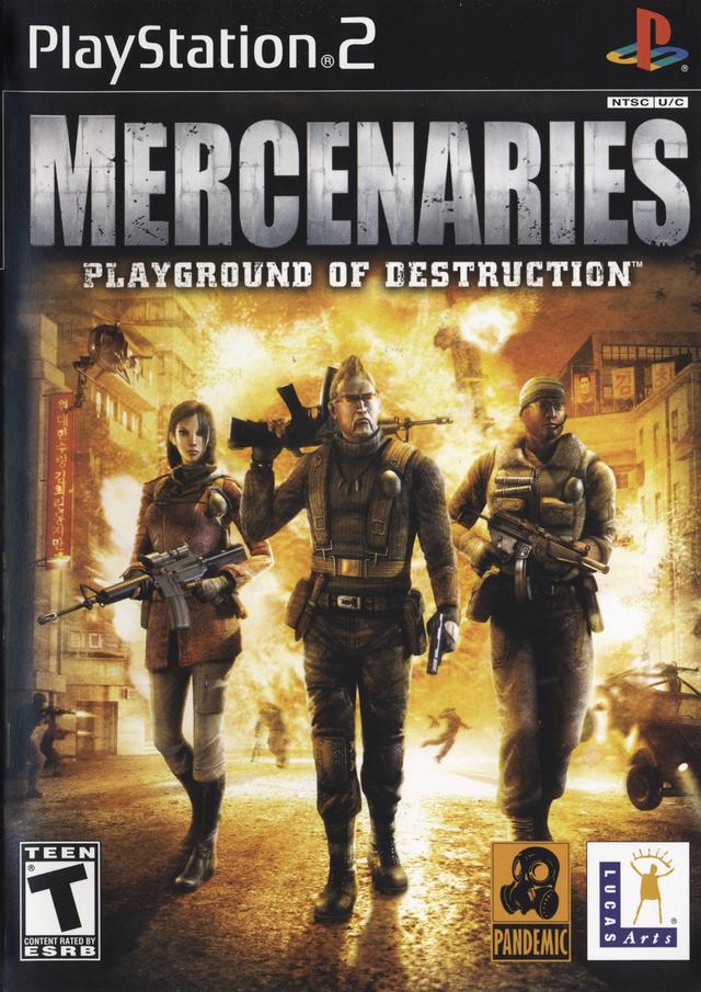 Mercenaries: Playground of Destruction (Greatest Hits) - (PS2) PlayStation 2 [Pre-Owned] Video Games LucasArts   