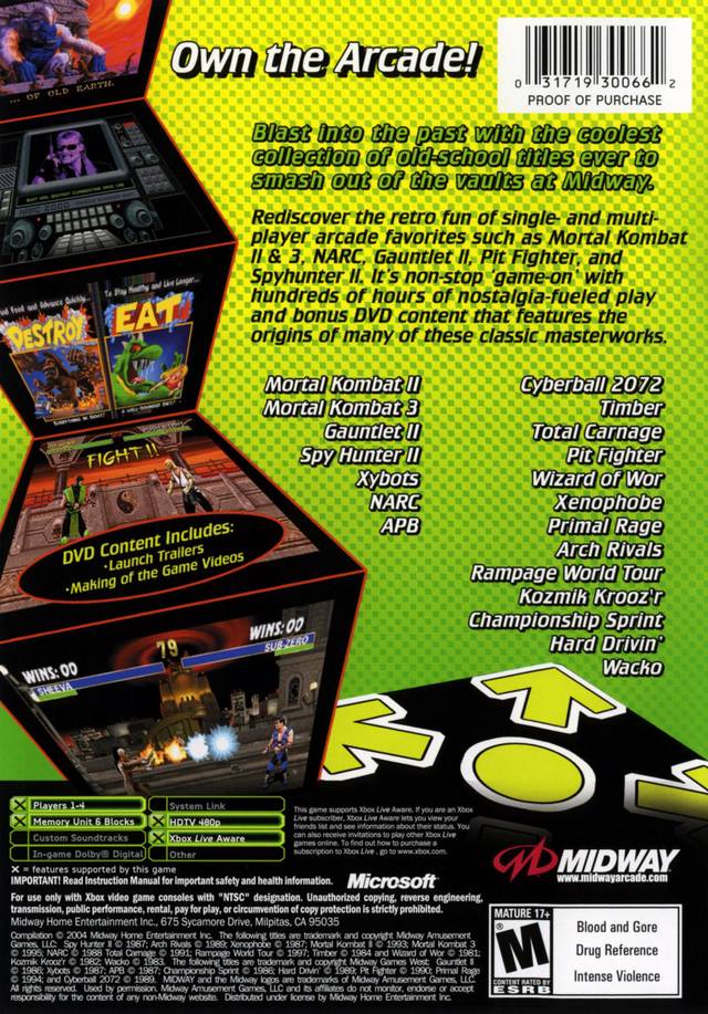 バッドカンパニー　2タイトルセット Midway Arcade Treasures 2 - (XB) Xbox [Pre-Owned] | J&L Game