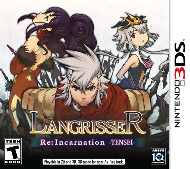 Langrisser Re:Incarnation -TENSEI- (w/ Artbook & Soundtrack CD) - Nintendo 3DS Video Games Aksys Games   