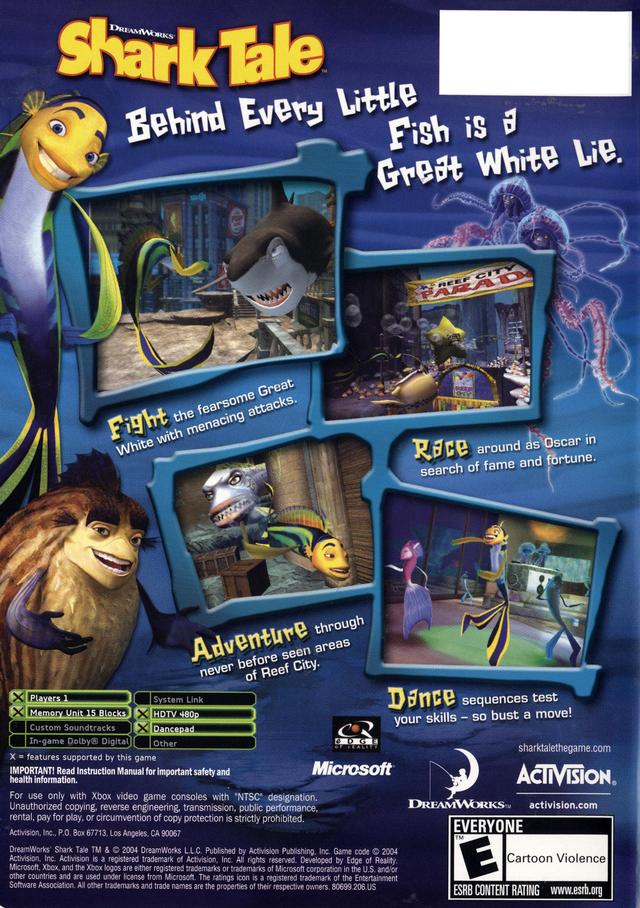 Shark Tale - Xbox Video Games Activision   