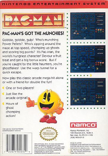 Pac-Man (Namco) - (NES) Nintendo Entertainment System [Pre-Owned] Video Games Namco   
