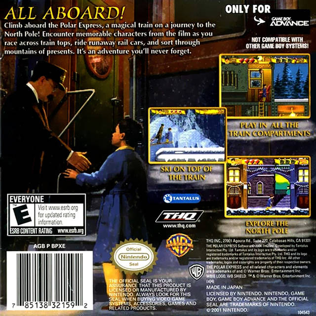 The Polar Express - (GBA) Game Boy Advance [Pre-Owned] Video Games THQ   