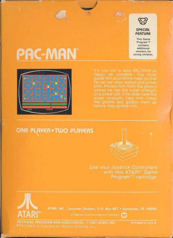 Pac-Man - Atari 2600 [Pre-Owned] Video Games Atari Inc.   