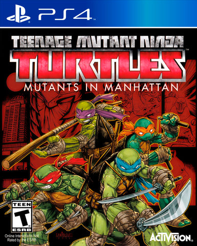 Teenage Mutant Ninja Turtles: Mutants in Manhattan - PlayStation 4 Video Games Activision   