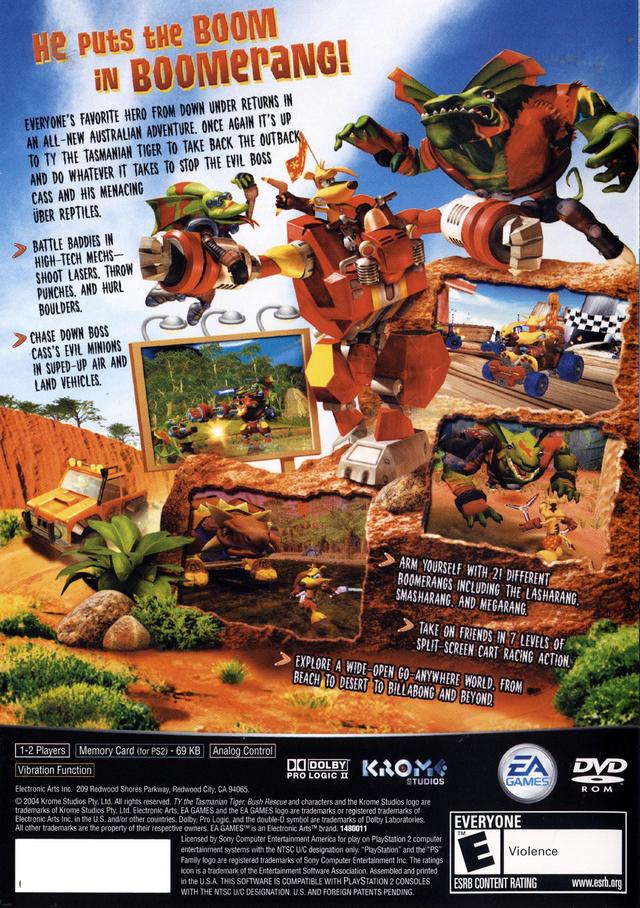 Ty the Tasmanian Tiger 2: Bush Rescue - (PS2) PlayStation 2 [Pre-Owned] Video Games EA Games   