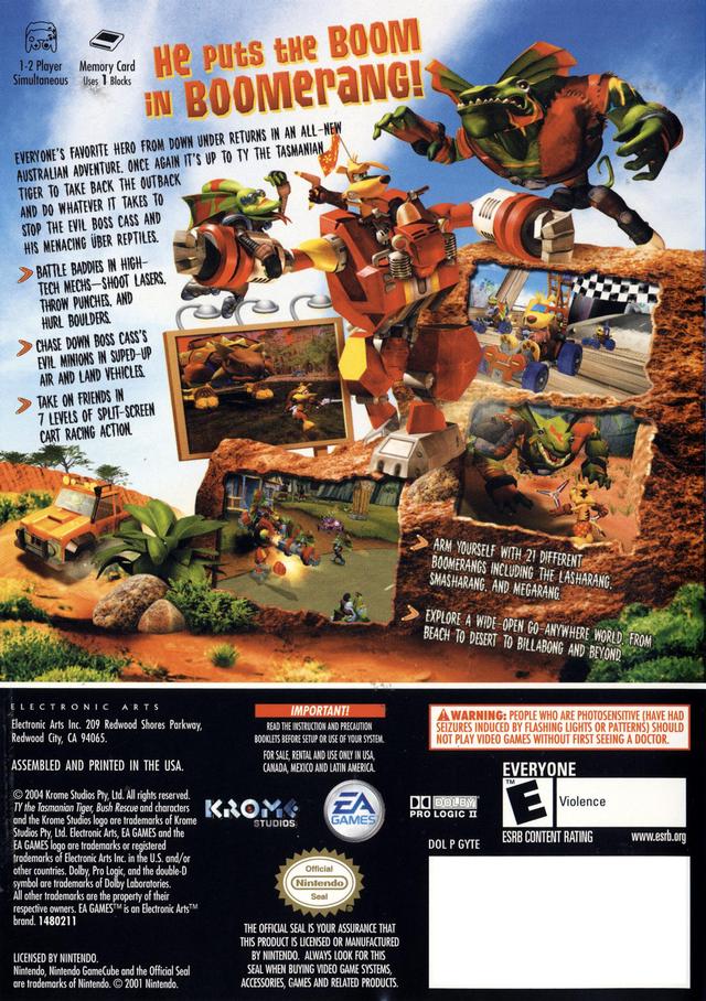 Ty the Tasmanian Tiger 2: Bush Rescue - (GC) GameCube [Pre-Owned] Video Games EA Games   