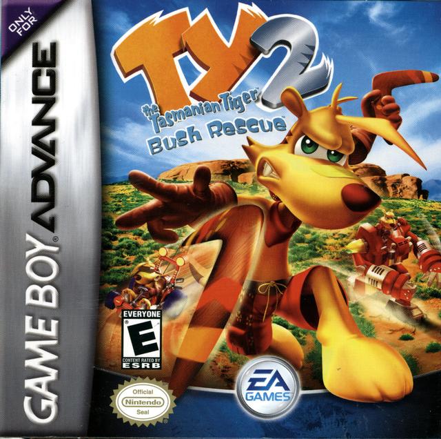 Ty the Tasmanian Tiger 2: Bush Rescue - (GBA) Game Boy Advance Video Games EA Games   