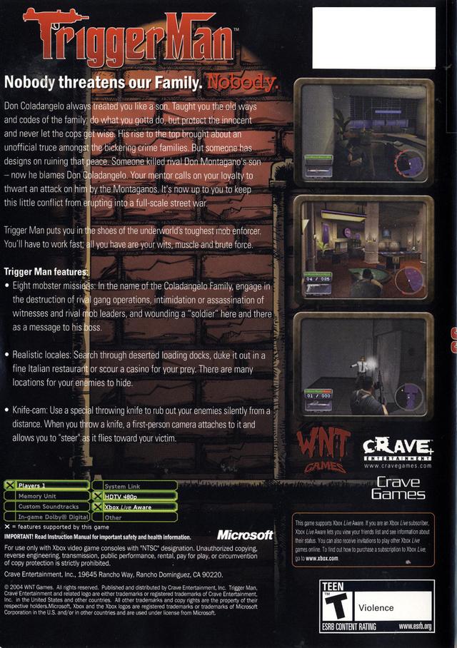Trigger Man - Xbox Video Games Crave   
