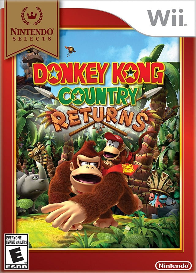 Donkey Kong Country Returns (Nintendo Selects) - Nintendo Wii [Pre-Owned] Video Games Nintendo   