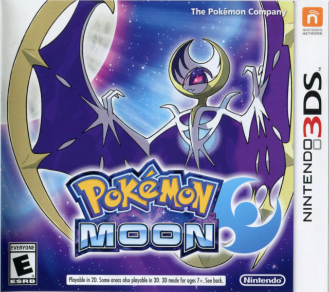 Pokemon Moon (Bonus Lunala Figure) - Nintento 3DS Video Games Nintendo   