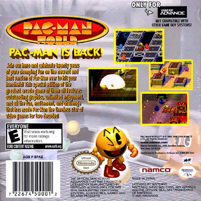 Pac-Man World - (GBA) Game Boy Advance [Pre-Owned] Video Games Namco   