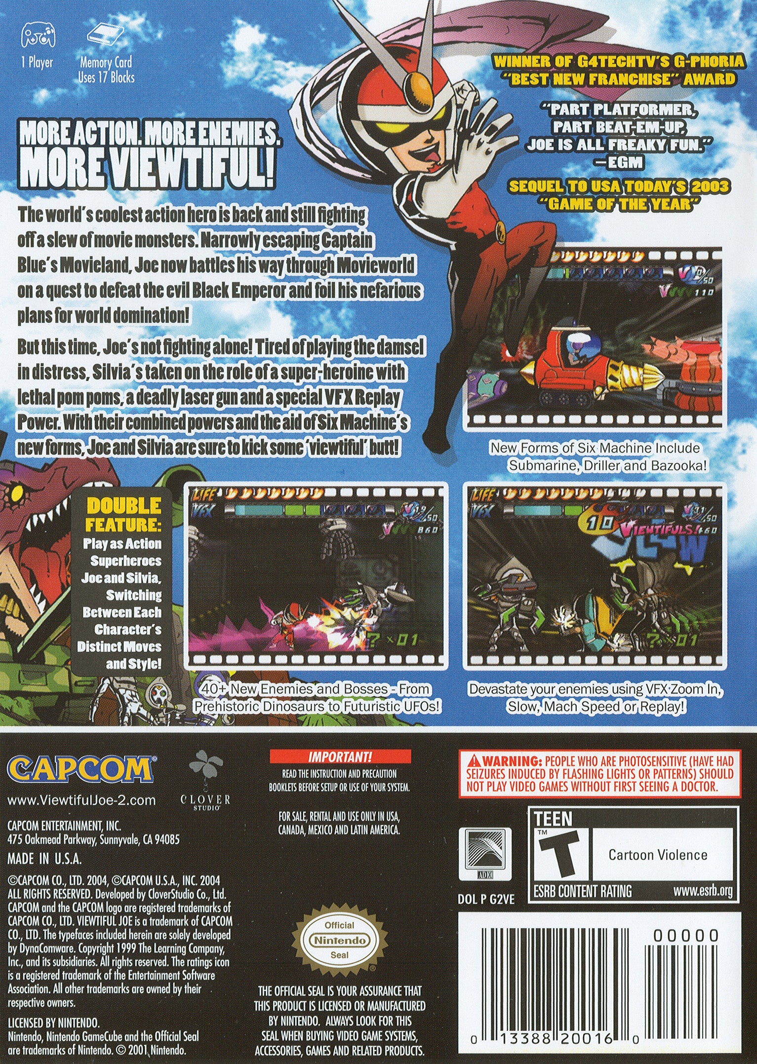 Viewtiful Joe 2 - (GC) GameCube [Pre-Owned] Video Games Capcom   