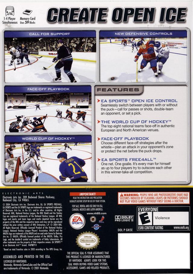 NHL 2005 - (GC) GameCube [Pre-Owned] Video Games EA Sports   