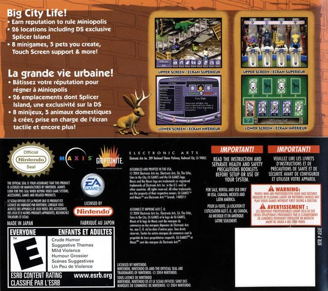 The Urbz: Sims in the City - (NDS) Nintendo DS [Pre-Owned] Video Games EA Games