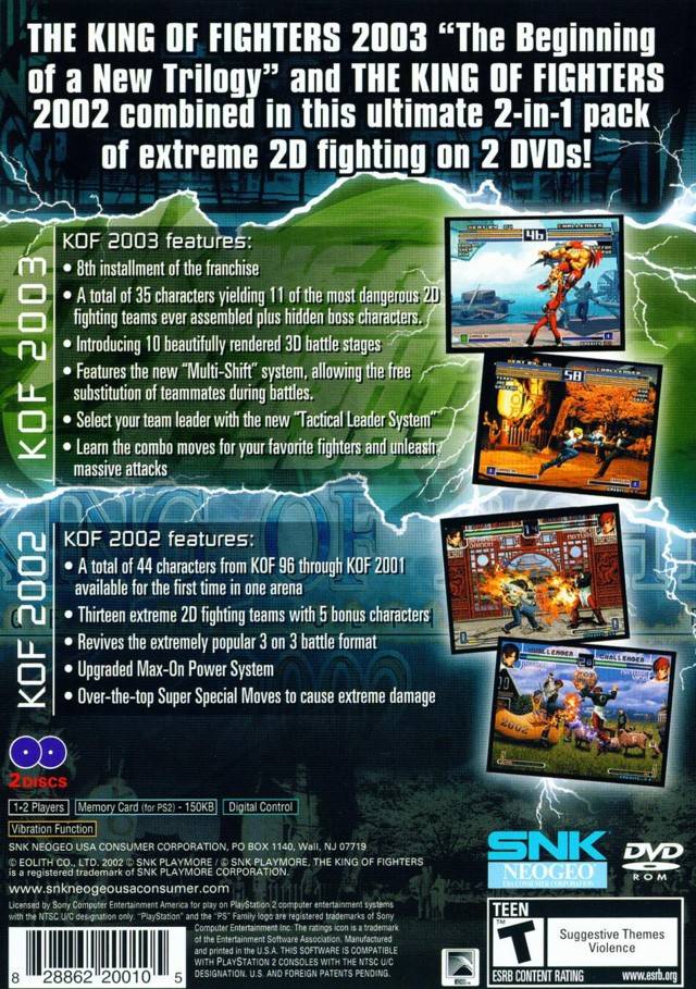 The King of Fighters 2002/2003 - (PS2) PlayStation 2 | J&L Game