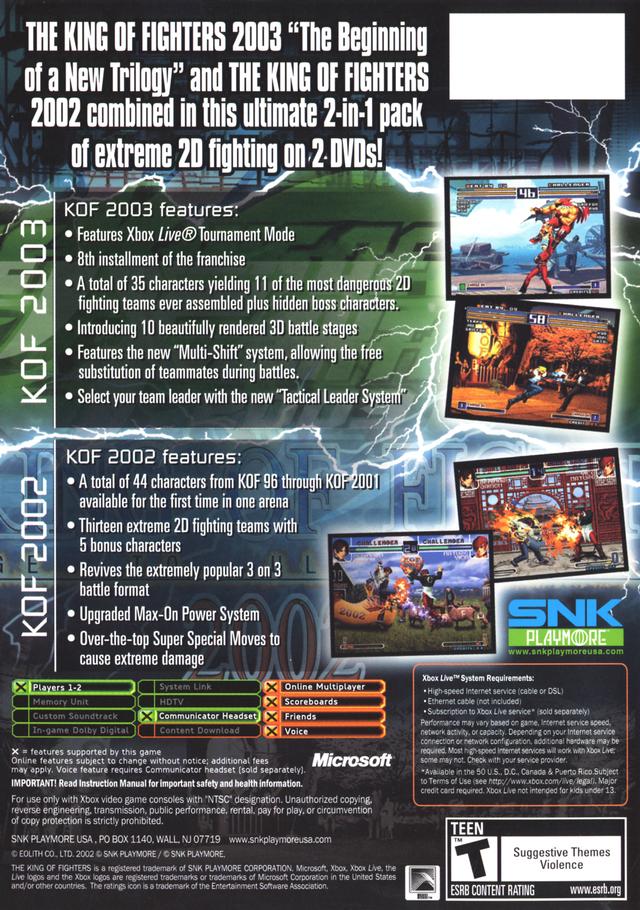 The King of Fighters 02/03 - (XB) Xbox Video Games SNK Playmore   