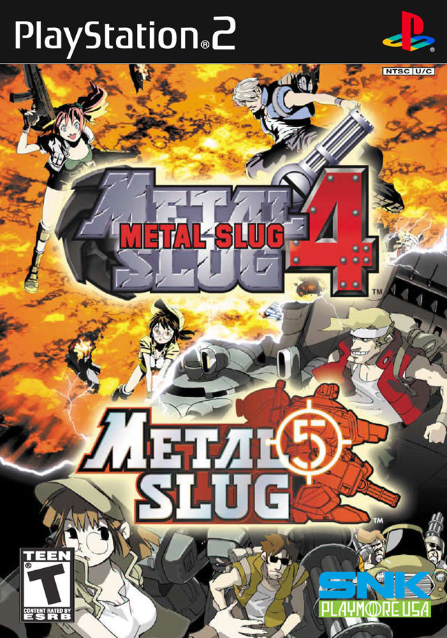 Metal Slug 4 & 5 - (PS2) PlayStation 2 Video Games SNK Playmore   