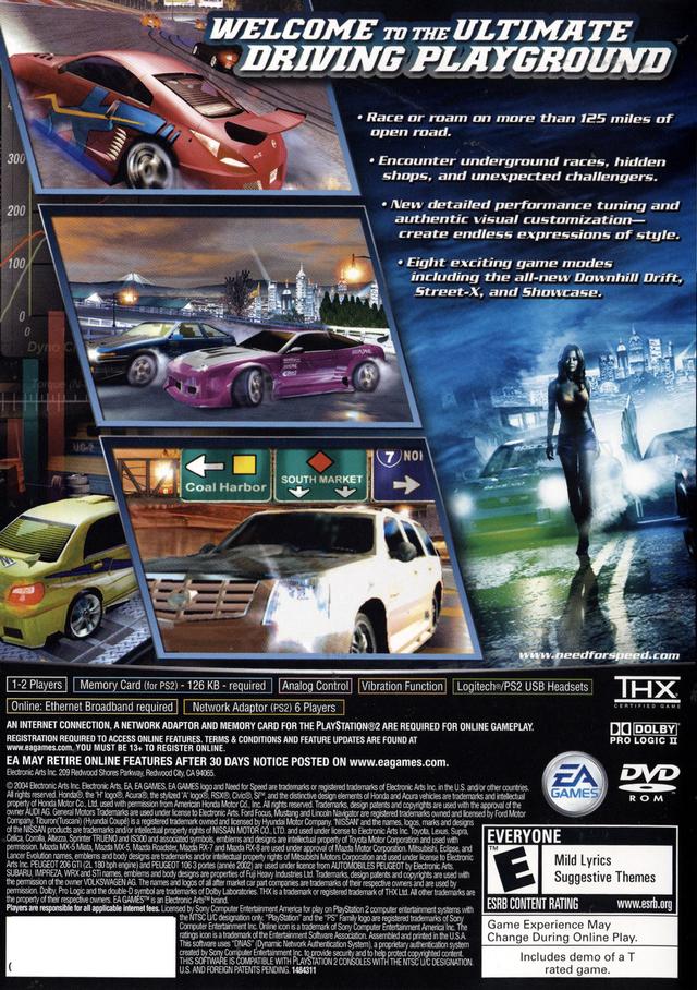 Need for Speed Underground 2 - (PS2) PlayStation 2 [Pre-Owned] Video Games Electronic Arts   